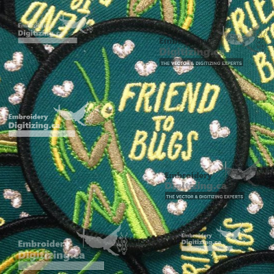 Friend To Bugs Embroidery Patches Available In Canada